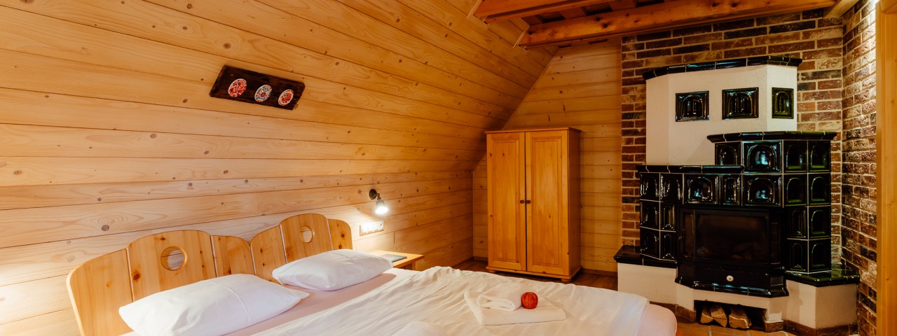 Romantická izba Deluxe s krbom